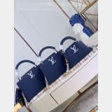 Louis Vuitton M48865 Dark Blue Light Flower Chain Capucines UK Handbag