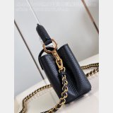 Buy Outlet Perfects Louis Vuitton Capucines M48865 Black Bag