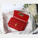 Perfect Dior Caro High Quality Red Bag