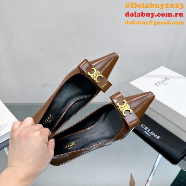 High Quality Designer Luxury Design Celine Heel 5cm Shoes