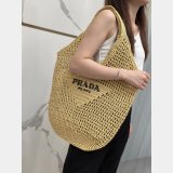 Perfect prada raffia woven tote bag large 1BG424