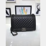 Fake CC Le Boy Cheap Mall UKs Lambskin 28cm