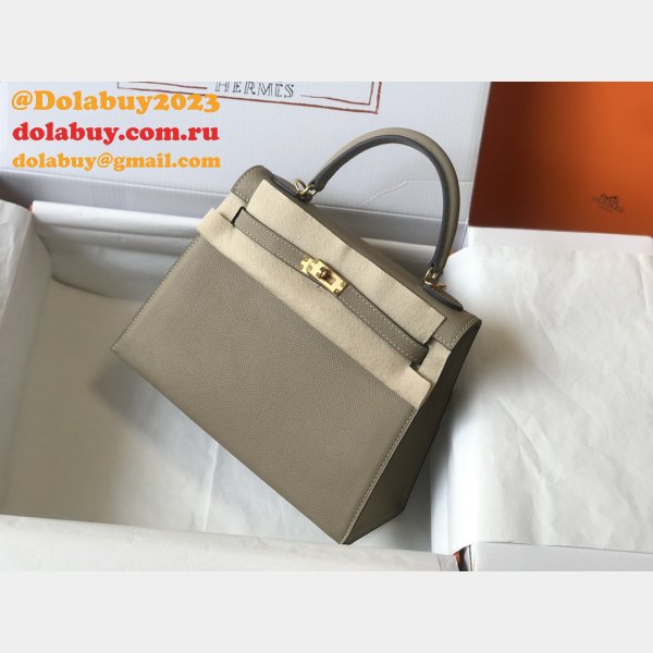 Customize The Best High Quality bag Hermes Epsom Kelly 25-28cm Handbags