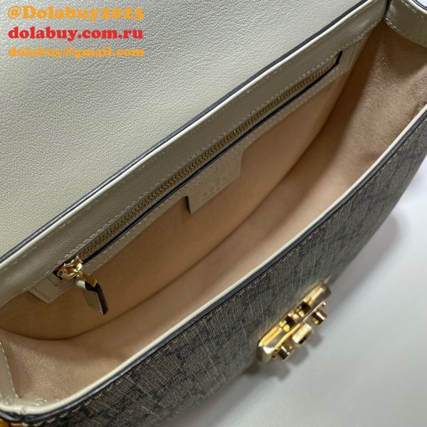 Best Designer Gucci 644524 White Padlock small shoulder bag