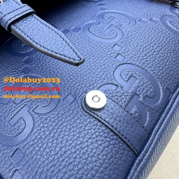 Jumbo Gucci Inspired GG AAA+ Messenger 760234 Blue Bag