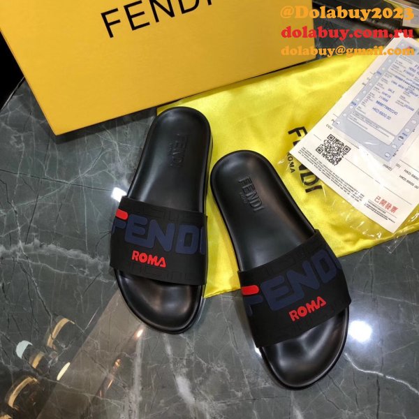 Designer Fendi casual Slippers