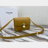 Celine Leather Teen Classic Bag in Yellow 7 Star