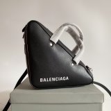 High Quality bag Balenciaga shoulder Triangle Black bag