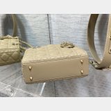 Designer DIOR LADY 17/20CM BAG LAMBSKIN