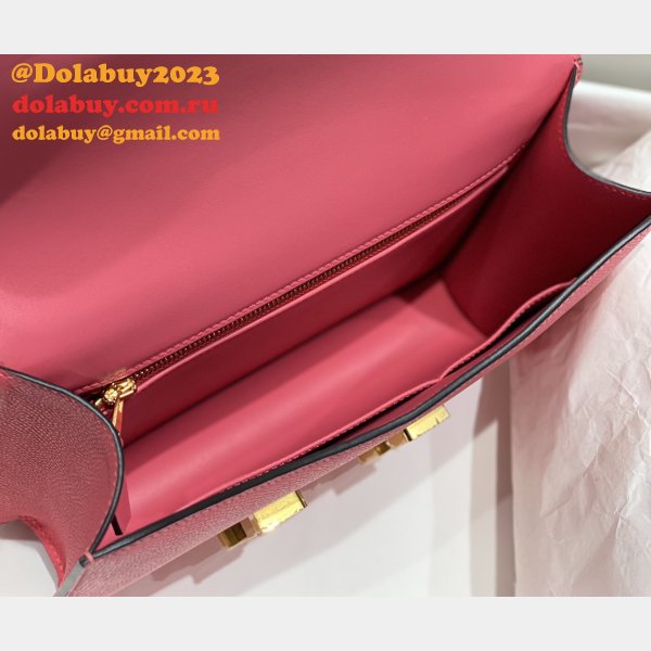 News Best Fashion Hermes Mirror Single Compartment 23CM Epsom Bags