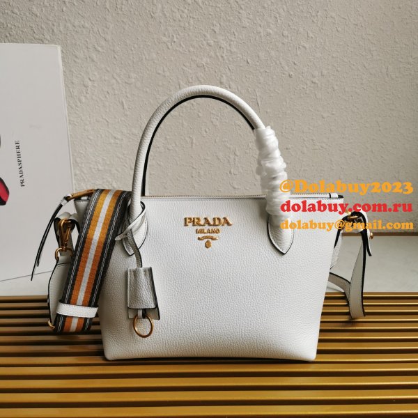 Designer Prada Perfect 1BA111 Grained Inspired Shoulder Luxury Bag