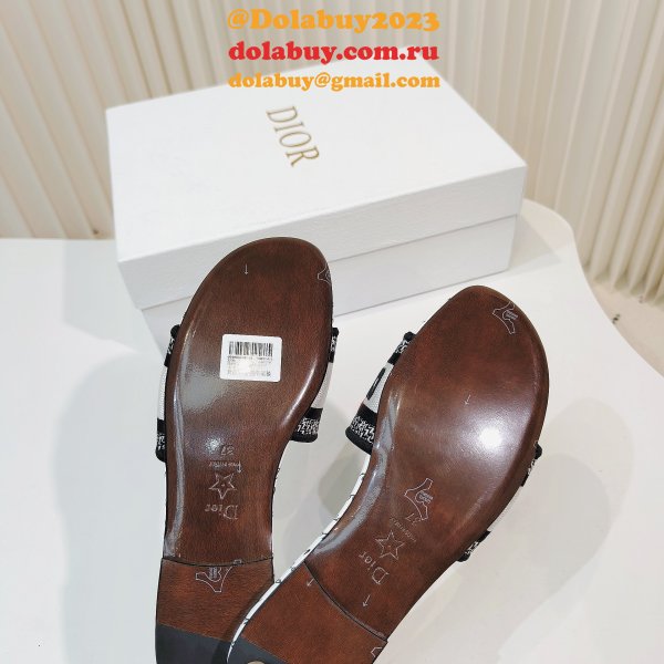 Luxury dior Dway Slide DUPLICATE slipper