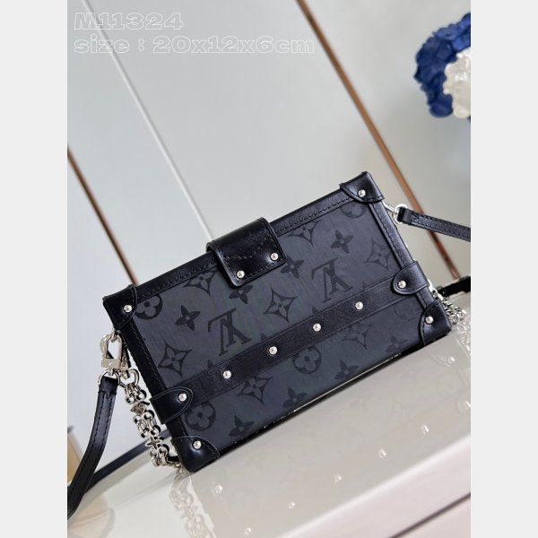 Petite Malle H27 M11324 Black Inspired Louis Vuitton AAA+ Bag