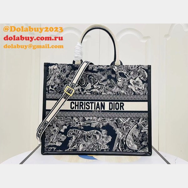 Fake DIOR BOOK TOTE WITH STRAP NEW Designer