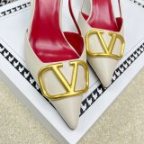 Valentino 1:1 Mirror Slingback Garavani Vlogo Pumps Wholesale Shoes