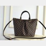 AAA+ Fake Louis Vuitton Siena MM Damier Ebene Brown