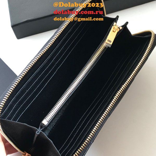 Perfect Saint Laurent Knockoff Wallets & Card Cases Black