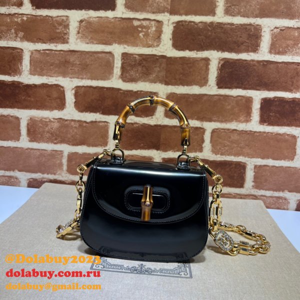 Gucci Bamboo 1947 724641 Top Duplicates Handle AAA+ Bag