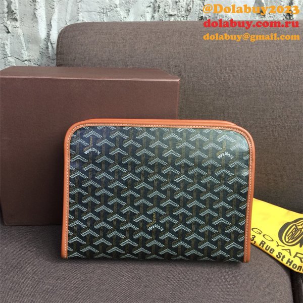 Copy Goyard Multi-Color Cosmetic toiletry bag