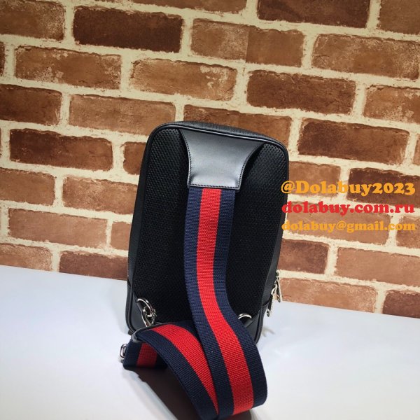 Best AAA+ Gucci Messengers GG Black belt Purses 478325 GG Supreme