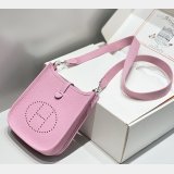 Hermes Knockoff Mini Evelyne TPM Bag Pink