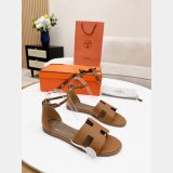 Copy HERMES SANTORINI EPSOM SANDALS 2024