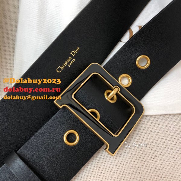 Christian Dior Perfect Belts 3.5CM & 5.0CM Black Shop Online Now