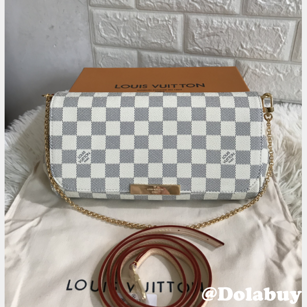 Louis Vuitton Damier Canvas Shoulder Favorite MM AAA+ N41275 Bag