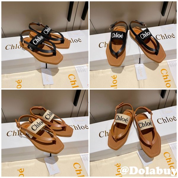 Designer Slippers Dupe AAAAA Knockoff Chloe Flip Flops