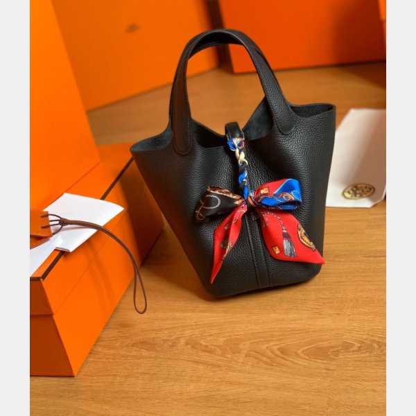 Buy Hermes High Quality bag Handbags Picotin Black Bag