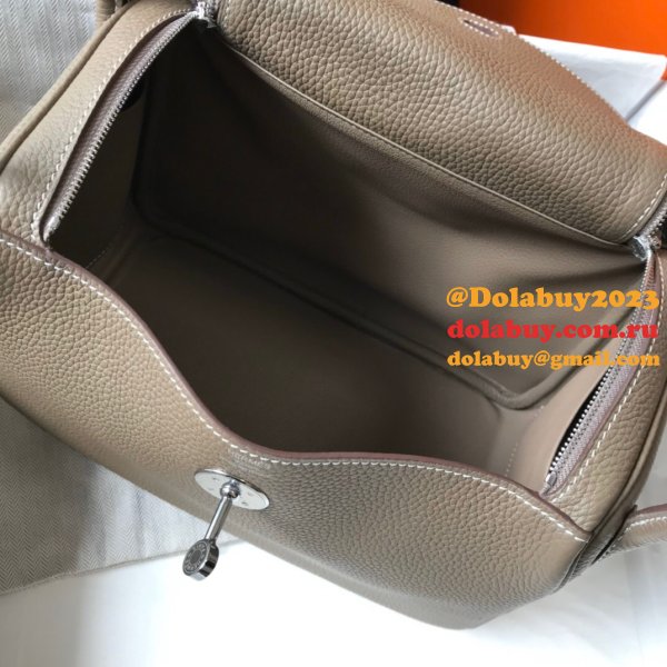 Copy Grey Hermes Lindy 26cm Bags Sale Outlet Online