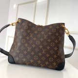 Perfect Louis Vuitton Odéon MM Monogram M45355 Bag Brown