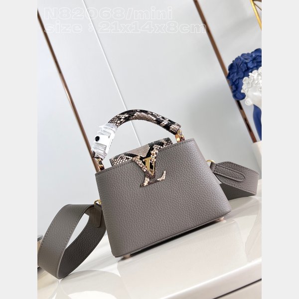 High Quality LV Capucines N82068 Fake Replcia Bag