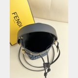 Knockoff Wholesale Fendi Mon Tresor FF small BUCKET BAG