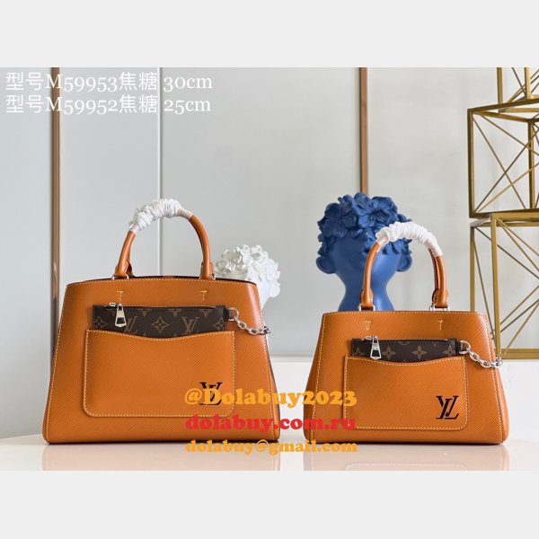 Wholesales Louis Vuitton Buy Marelle Tote MM Epi Leather M59953/M59952 Bag