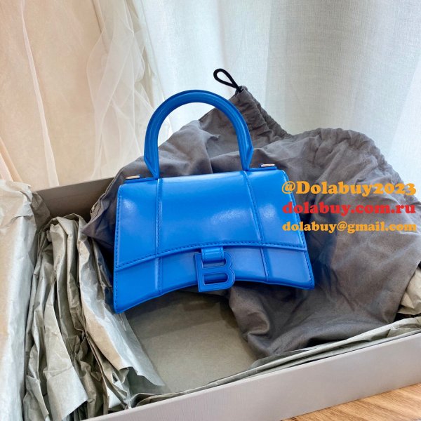 Sell High Quality Balenciaga Copy Plain Weave Hourglass 19/23cm Bag