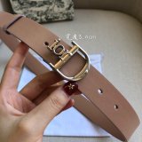 High Quality Christian Dior AAA Belts red/black/brown 30mm 1:1 Mirror