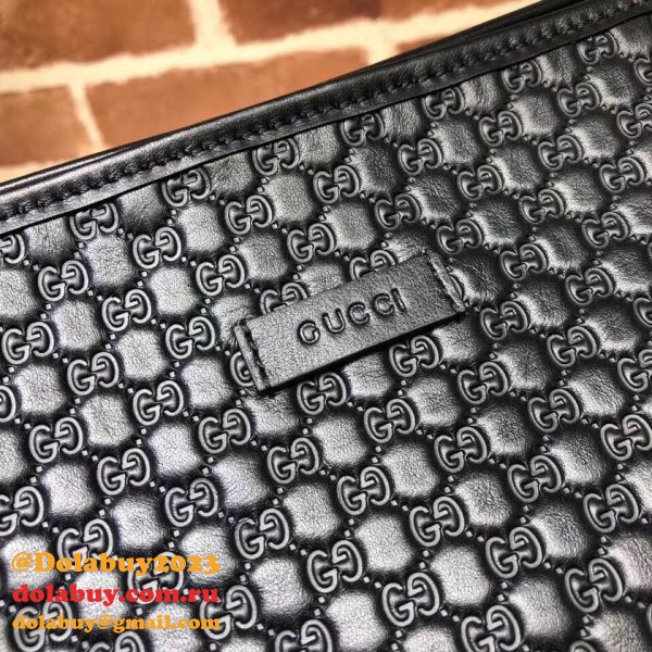 Bests Gucci 449647 Luxury Leather Micro GG Guccissima