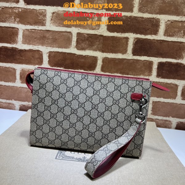 Pouch 1:1 Gucci Clutches Knockoff GG Detai 768255 Cheap Bag