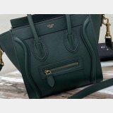 Celine Army Green Luggage Nano shopper 168243 Handbag AAA+