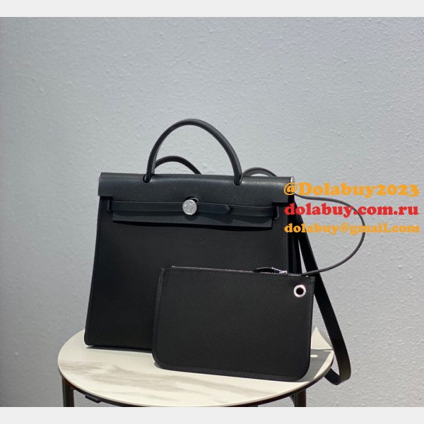 Best Inspired Hermes Herbag Black Bags Top Quality Store