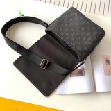 Fake M44000 Louis Vuitton Monogram Eclipse District PM Bag