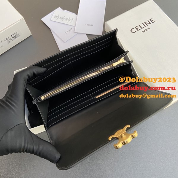 Perfect celine TRIOMPHE 1:1 Mirror wallet