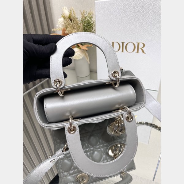 Knockoff DIOR LADY MY ABC Wholesale PATENT LEATHER HANDBAG 20cm