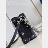 Petite Malle H27 M11324 Black Inspired Louis Vuitton AAA+ Bag