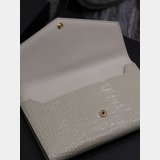 7 Star YSL UPTOWN crocodile pattern 582124 CLUTCH