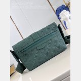 S-Cape Messenger Taurillon M24439 Green LV 7 Star Men Bags