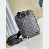 Louis Vuitton AAA+ N50012 Gray Amazone Slingbag Damier Graphite Canvas