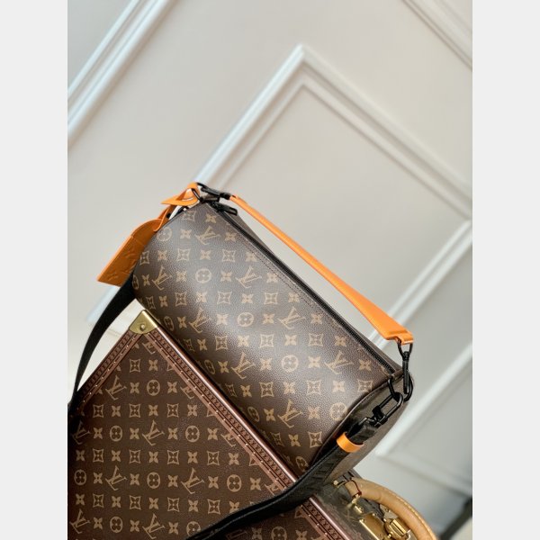 Soft Polochon Louis Vuitton Knockoff M46691 Monogram Macassar Canvas