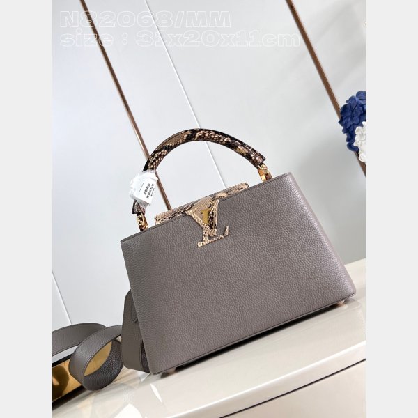 High Quality LV Capucines N82068 Fake Replcia Bag